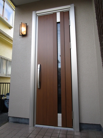 桶川市　玄関ドアの取り替え（ドアリモ 玄関ドア）